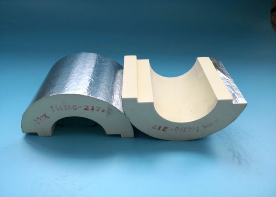 Fire Protection High Density Polyisocyanurate Insulation，HDPIR Pipe Shell with Integrating Edge