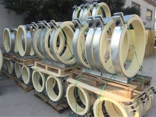 High Safety Insulated Pipe Supports , Calcium Silicate Pipe Supports