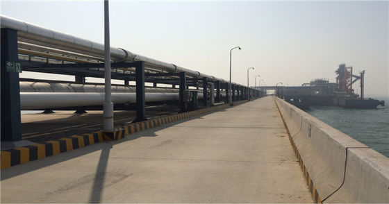 Petrochemical Plant Pipe Insulation Shields 25mm - 250mm Insulation Thicknesses