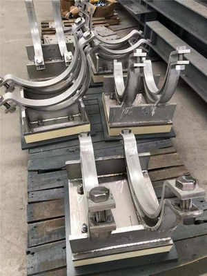 High Performance Insulated Pipe Supports , Calcium Silicate Pipe Shields