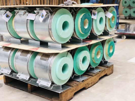 Cold Insulation 6 Inch Pipe Support Custom Thickness Sliding Pipe Support High Safety