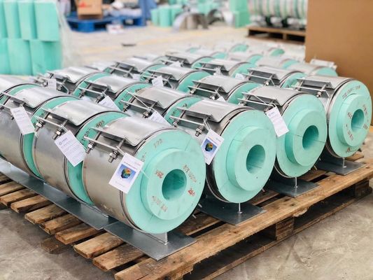 HDPIR Cold Insulation Sliding Pipe Support , Pre Insulated Pipe Supports DN80
