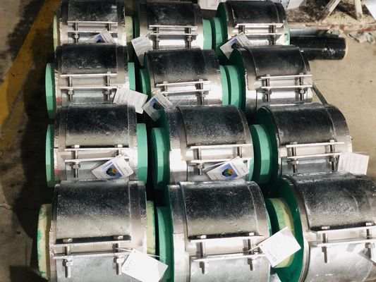 HDPIR Cold Insulation Sliding Pipe Support , Pre Insulated Pipe Supports DN80