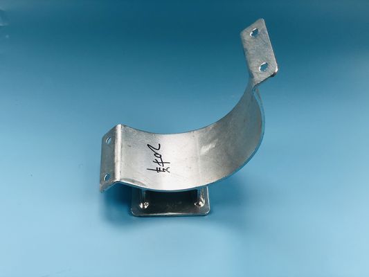 Anti Corrosion Galvanized Carbon Steel Pipe Clamp With Bending Type Ear Plates
