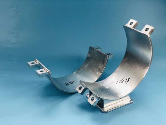 Stainless Steel 15mm Diameter Pipe Support Clamp With Welded Ear Plates