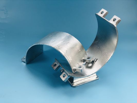 Stainless Steel 15mm Diameter Pipe Support Clamp With Welded Ear Plates