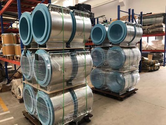 250K Pipeline Supports HD PIR Natural Gas Pipe Supports 100mm Insulation Thickness