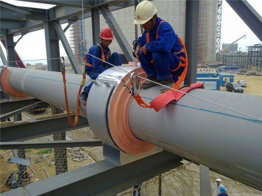 Customized Limit Stop Pipe Support , Thermal Insulation Calcium Silicate Pipe Supports