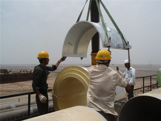 High Safety Limit Stop Pipe Support , Insulated Pipe Hangers For Liquefied Gas Plant
