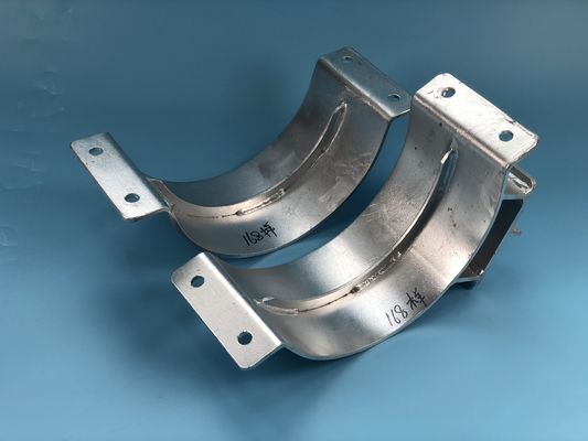 Single Outer Retaining Ring Galvanised Pipe Clamp Fittings For Pipe Support