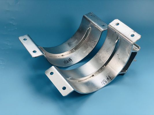 Single Outer Retaining Ring Galvanised Pipe Clamp Fittings For Pipe Support