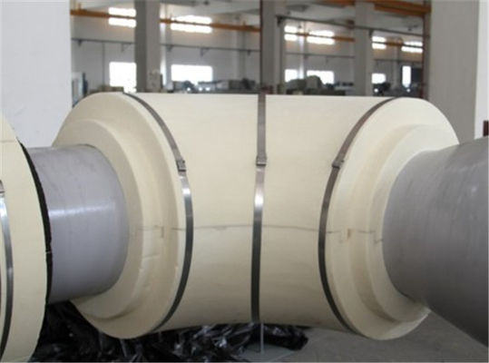 Flame Resistant PIR Polyiso Pipe Insulation High Compressive Strength