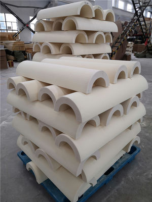 Industrial PIR Foam Pipe Insulation Polyisocyanurate Pipework Insulation UV Resistance