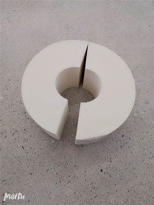Flame Resistant Polyisocyanurate Pipe Insulation Small Thermal Conductivity OEM