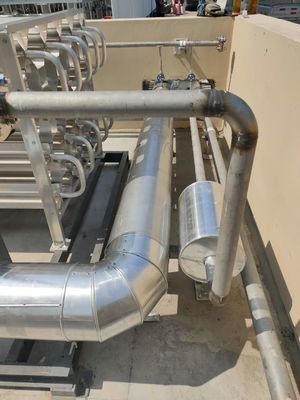 Rigid Polyiso Pipe Insulation With Metal Covering For Industrial Commercial