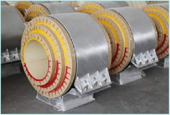 Customized Size Calcium Silicate Pipe Shields Tube Supports Flammability Resistance