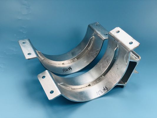 Single Outer Retaining Ring Galvanised Pipe Clamp Fittings For Pipe Support