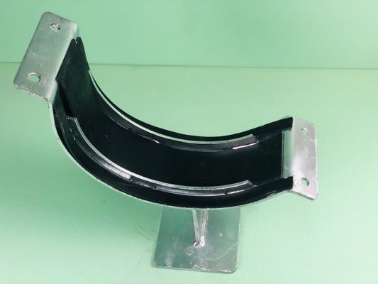 Galvanized Carbon Steel Pipe Clamps With Two Outer Retaining Rings