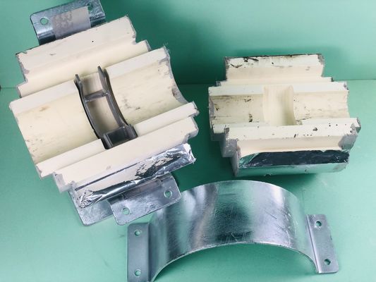 Buen precio Soportes de aislamiento de tuberías fijos de acero al carbono HD PIR para distribución de nitrógeno en línea