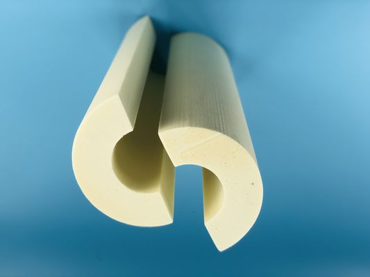 Customized Rigid Polyiso Pipe Insulation Wrap PIR Pipe Shell Closed Cell Rigid Foam