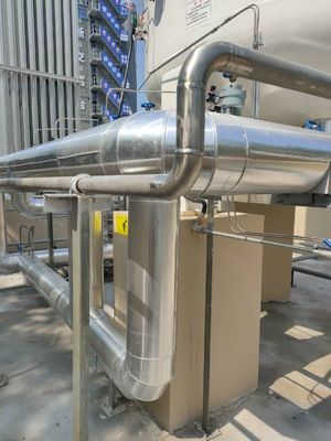 Rigid Polyiso Pipe Insulation With Metal Covering For Industrial Commercial